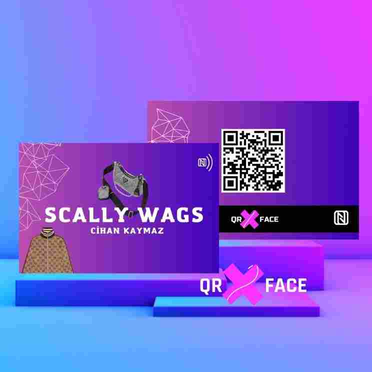 qrxface dijital kartvizitleri